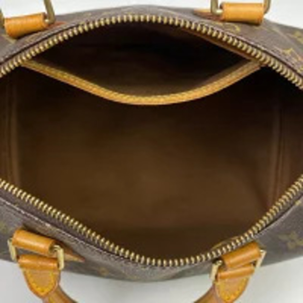 Louis Vuitton Speedy Boston Bag Commuter Handbag Monogram Brown - Picture 7 of 7